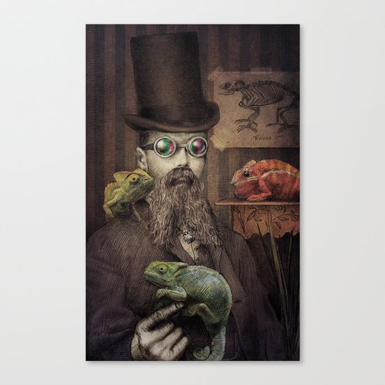 The Chameleon Collector Canvas Print