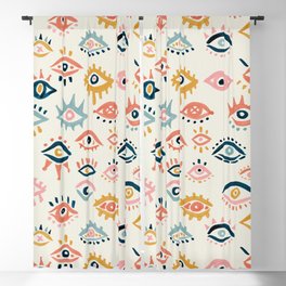 Mystic Eyes – Primary Palette Blackout Curtain