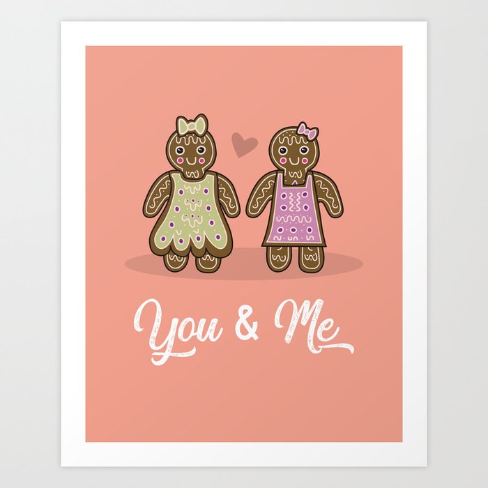 You & Me XX Art Print