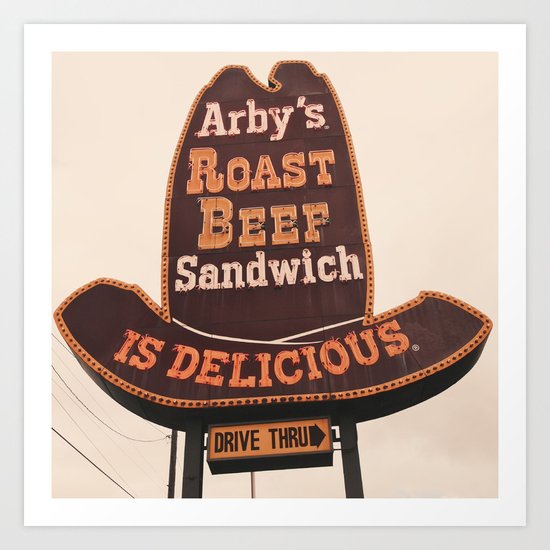 Awesome Arby Art Print