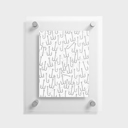 Fishing hooks Floating Acrylic Print