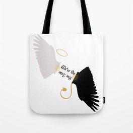 We're On Our Side - Good Omens Fanart Tote Bag