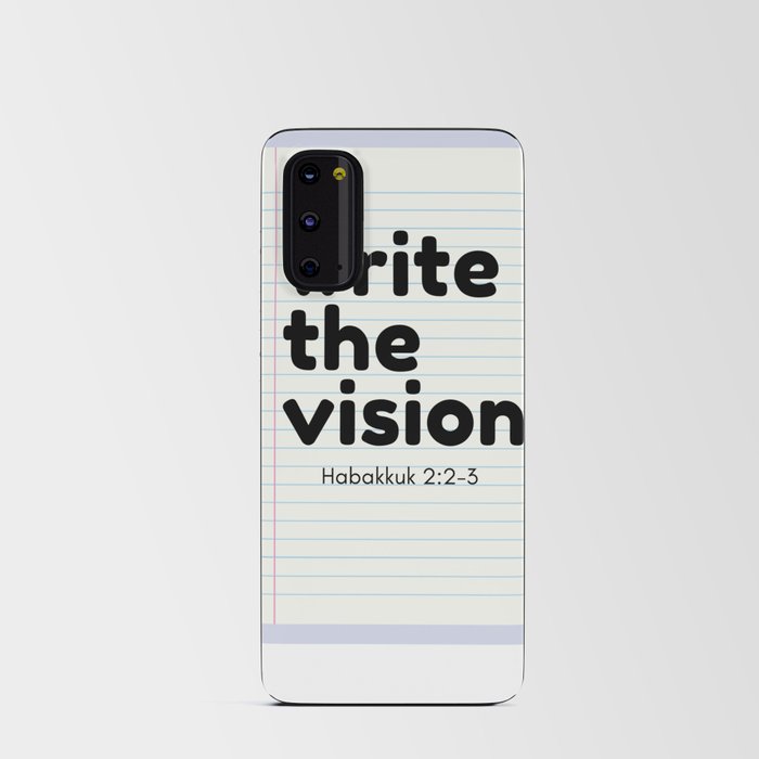 Write The Vision  Android Card Case
