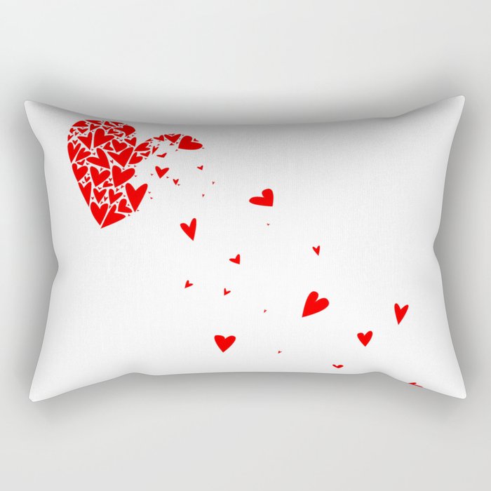 Breaking Love Heart Rectangular Pillow