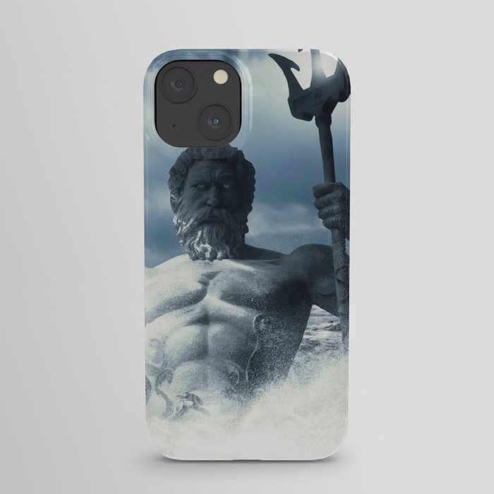 Poseidon - God of Sea Rising iPhone Case