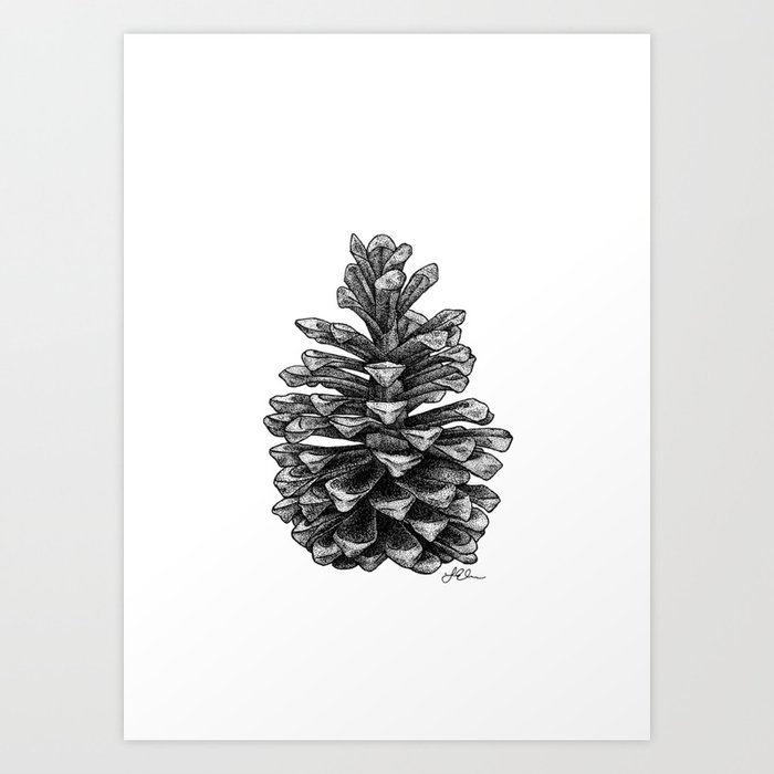 Pinecone Art Print