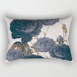 blue flowers Rectangular Pillow