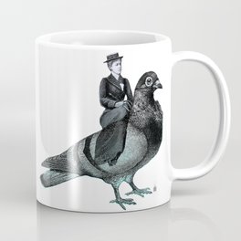 Pigeon Sidesaddle Coffee Mug