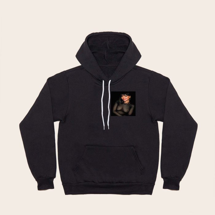 Rihanna shop black hoodie