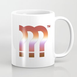 Mystery Files Logo Lesbian Flag Coffee Mug