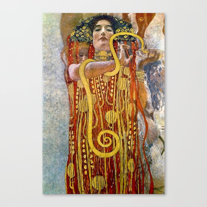 “Hygieia” by Gustav Klimt (1905) Canvas Print