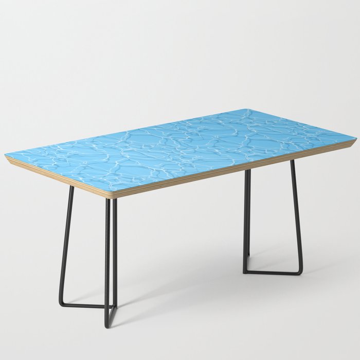 Pool Water Illustration Coffee Table