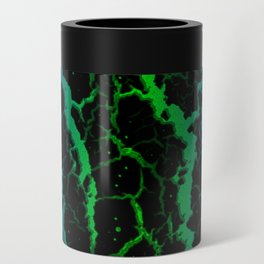 Cracked Space Lava - Blue/Green Can Cooler