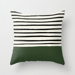 forest green pillow