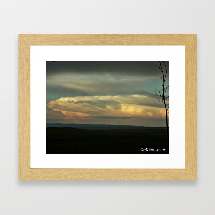The Oncoming Storm Framed Art Print