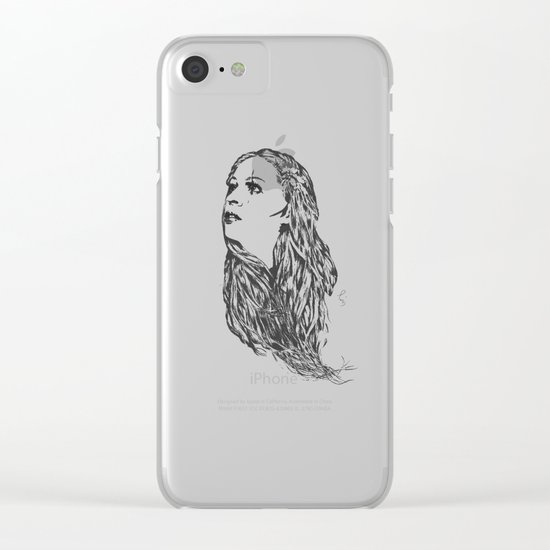 Last hope - Digital painting Clear iPhone Case