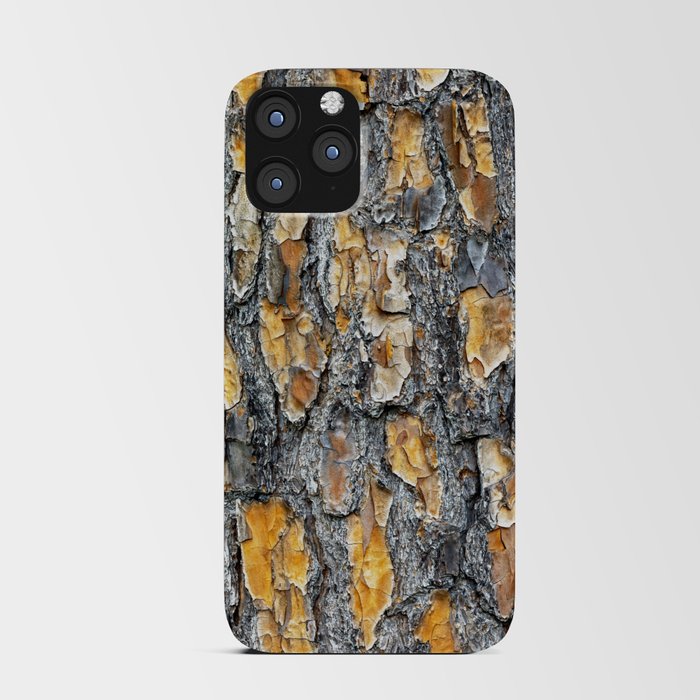 Hunting Camo Tree Bark  iPhone Card Case