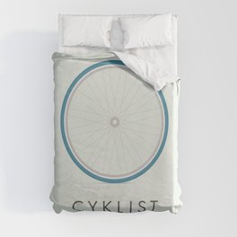 Cyklist Duvet Cover