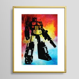 Optimus Prime Painting Framed Art Print