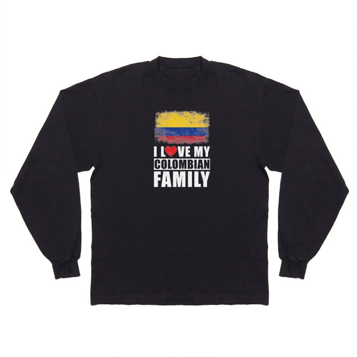 Colombian Family Long Sleeve T Shirt