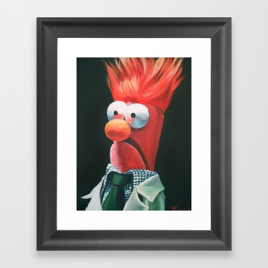 Meep! Framed Art Print