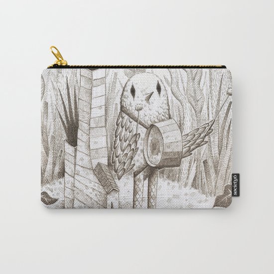Drummer Bird Carry-All Pouch