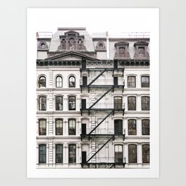 Tribeca Fire Escapes - New York Architecture Photography Art Print