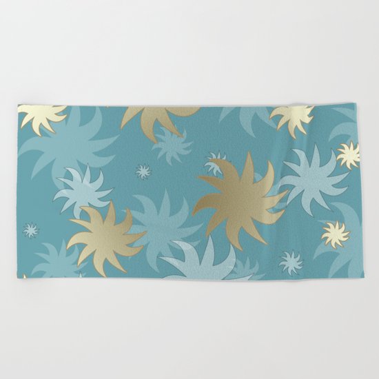 CHRISTMAS STARS 01 Beach Towel