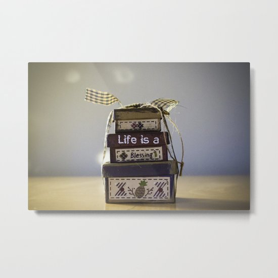 Life is a blessing Metal Print