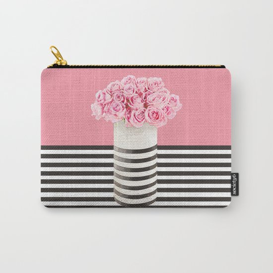 Roses and stripes Carry-All Pouch