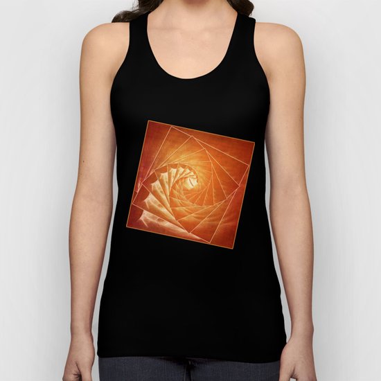 The Burning Eye Sees Spiral Unisex Tank Top