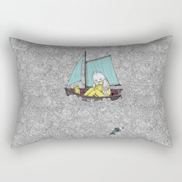 Old Man and the Sea Rectangular Pillow