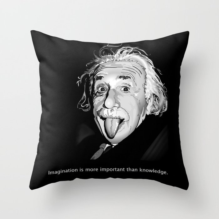 Einstein Throw Pillow