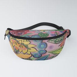 Looney Bird Painting Fanny Pack