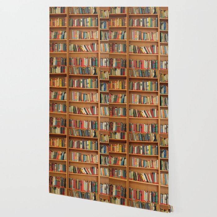 Bookshelf Books Library Bookworm Reading Wallpaper By