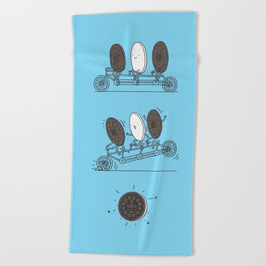 Accidentally Tasty Beach Towel