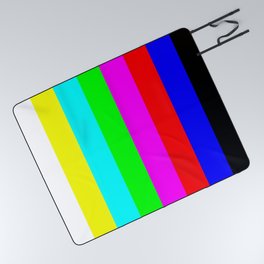 SMPTE color bars | TV Color Test Bars | Stand By Colour Bars Picnic Blanket