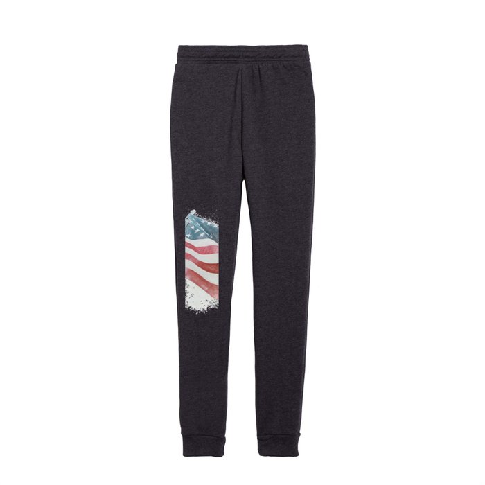 American Flag 4 #freedom #patriotic  Kids Joggers