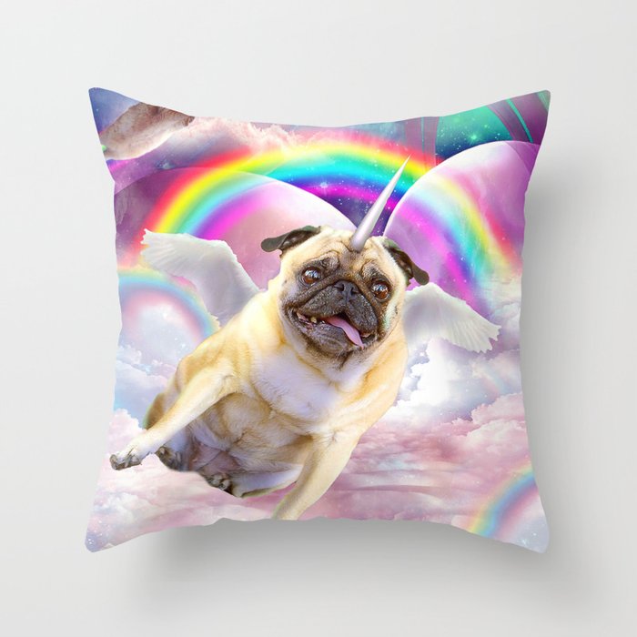 Pug throw pillow store