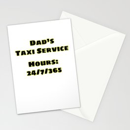 Dad's Taxi Stationery Card