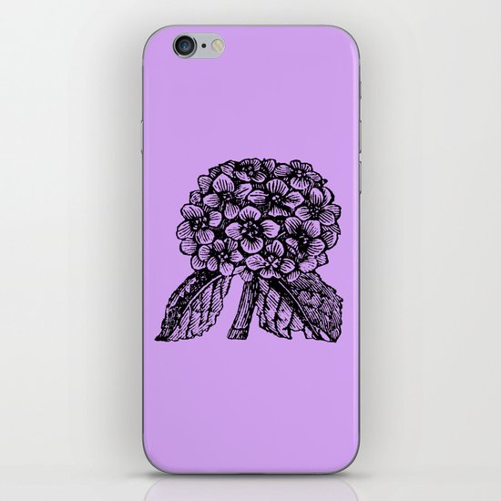 Lavender Hydrangea iPhone & iPod Skin