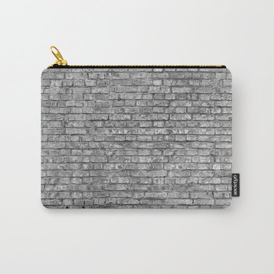 Vintage Brick Wall Carry-All Pouch