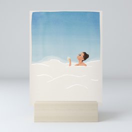 Bubble Bath in the Clouds Mini Art Print