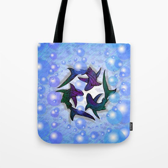 SHARK CIRCLE Tote Bag
