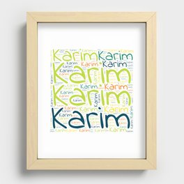 Karim Recessed Framed Print