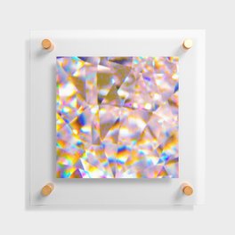 Rainbow Crystal Floating Acrylic Print
