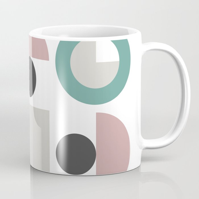 Classic geometric arch circle composition 6 Coffee Mug