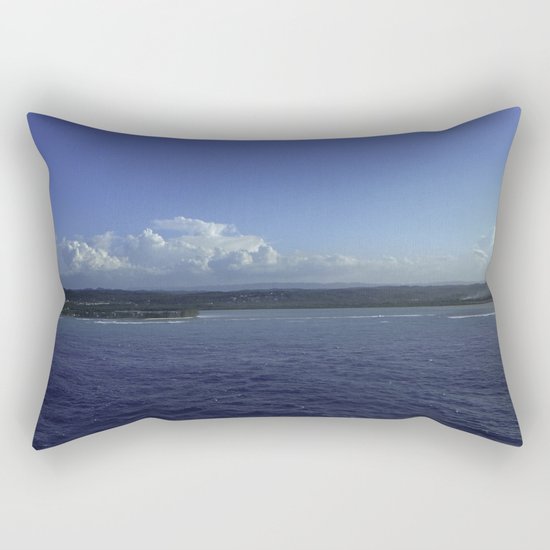 Jamaican Shoreline Rectangular Pillow