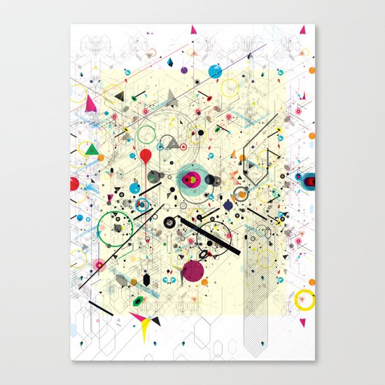 Virtual Chaos 2 Canvas Print