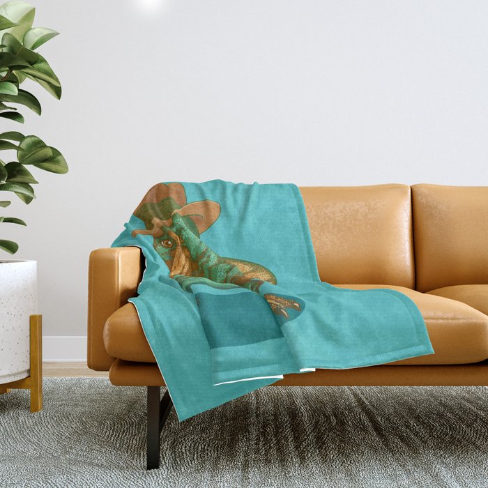 Perry the Platypus Throw Blanket